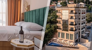 [CRNA GORA] 7 noćenja za 2 ili 3 osobe u Hotelu D’IMAN uz DORUČAK, bazen i POGLED na more! Uživajte u LJETU u zračnom LJEČILIŠTU Dobra Voda uz komfor, gratis parking i najviše ocjene gostiju u Baru!