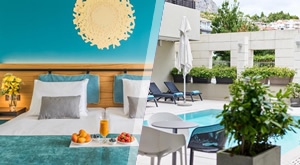 Gourmet odmor u Dućama: Hotel Nestos 4* - 2 polupansiona s VEČEROM U 4 SLIJEDA za 2 osobe i 2 djece GRATIS (do 5 i 7g)! Uključen vanjski BAZEN, SPA zona, fitness i mini  WELLNESS TRETMAN za odrasle!