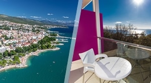 LJETNI odmor u Crikvenici! Hotel Crikvenica: 3, 5 ili 7 noćenja za 2 osobe s POLUPANSIONOM (bogat buffet doručak i večera)! Uživajte u Superior dvokrevetnoj sobi s BALKONOM uz besplatan WiFi!