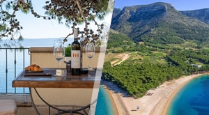 HOTEL KAŠTIL 3* u Bolu na Braču: 4 ili 7 NOĆENJA S DORUČKOM za 2 OSOBE u standard sobi uz poklon BOCU VINA, potpuno BESPLATAN PARKING i Wi-Fi – savršen KASNOLJETNI ODMOR ZA DVOJE uz more!