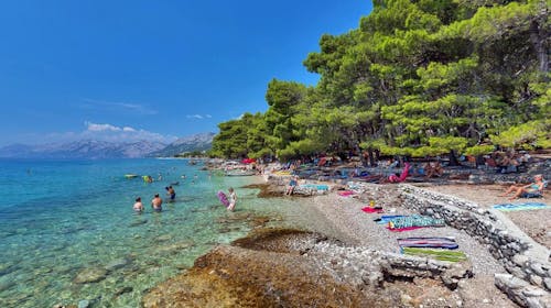 Alemaris Resort - Ljeto u obnovljenom hotelu za velike obitelji, Baška Voda, Makarska rivijera, Hrvatska - 3.689 EUR - 7x noćenje u Standard obiteljskoj sobi s balkonom na morskoj strani (2 povezane sobe) za 4 osobe (2 djece do 11,99 godina besplatno), Polupansion (buffet doručak i večera)