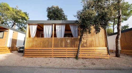 Kamp Soline - Mobilna kućica Lotus, Biograd na Moru, Dalmacija, Hrvatska - 399 EUR - 4x noćenje u mobilnoj kućici Lotus za 6 osoba, Završno čišćenje