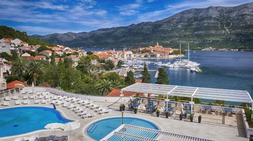 Marko Polo Maradiso Hotel by Aminess - Obiteljsko ljeto na Korčuli, Korčula, Dalmacija, Hrvatska - 813 EUR - 4x noćenje u dvokrevetnoj Comfort sobi za 2 osobe (1 dijete do 9,99 godina besplatno), Polupansion