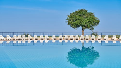 Apartmani Polynesia Plava Laguna - Ljeto u Istri, Umag, Istra, Hrvatska - 635 EUR - 5x noćenje u Studio Economy apartmanu 2+1 strana park za 3 osobe, Korištenje vanjskog bazena za odrasle i bazena za djecu