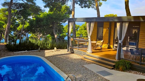 Park Villas by Morenia - All inclusive odmor u Deluxe kamping vile s privatnim bazenom, Podaca, Makarska rivijera, Dalmacija, Hrvatska - 776 EUR - 2x noćenje u kamping vili s privatnim grijanim bazenom za do 4 osobe, All inclusive