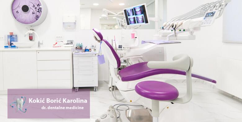 Stomatološka ordinacija Kokić Borić Karolina - čišćenje kamenca, poliranje, pjeskarenje, premazivanje Tooth Mousse pastom, pregled i edukacija o oralnoj higijeni