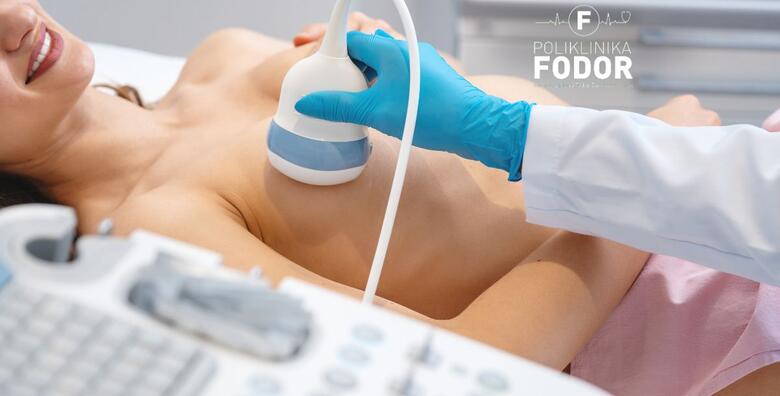 ULTRAZVUK DOJKI + gratis UZV pazušnih jama u Poliklinici Fodor uz odmah gotove nalaze